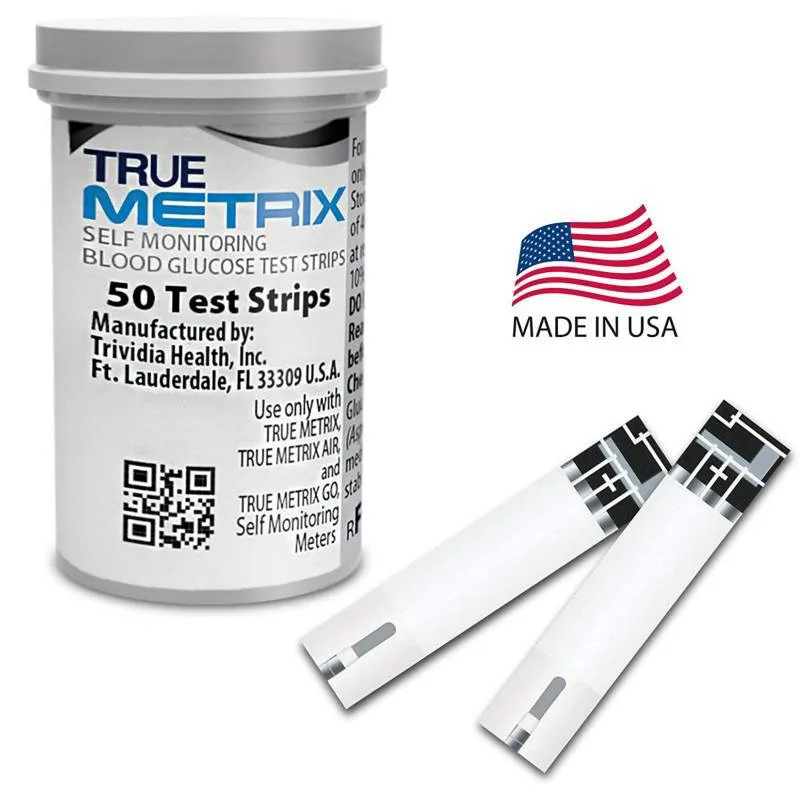 TIRAS REACTIVAS PARA GLUCOMETRO TRUE METRIX