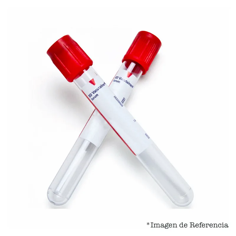 TUBO AL VACIO TAPA ROJA