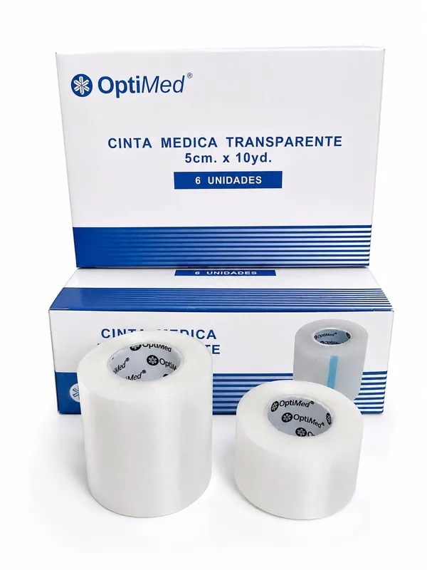 CINTA TRANSPORE MEDIDAS: 5CM- 2.5CM-1.25CM
